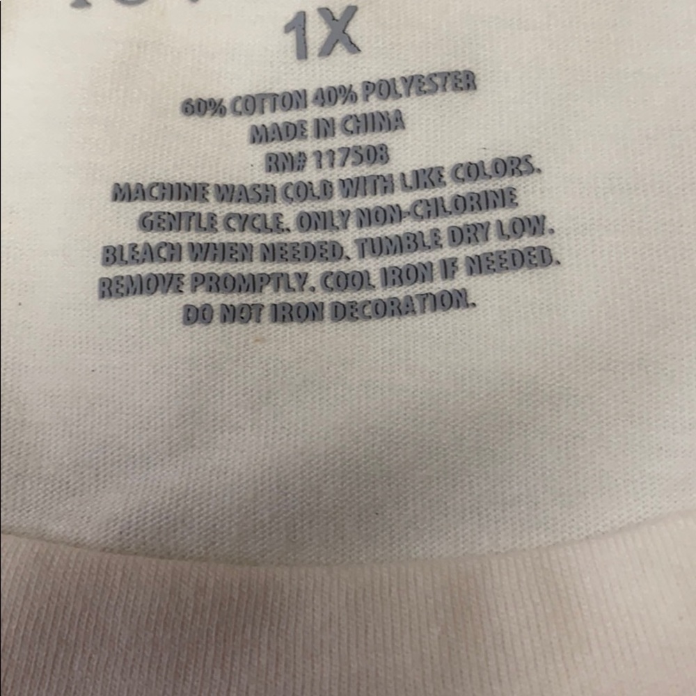 NEW “yes she can” graphic top T-shirt plus size - Picture 6 of 9